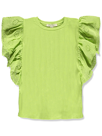 Jessica Simpson Girls' Ruffle Top - CookiesKids.com