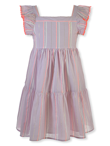 Juicy Couture Girls' Shimmer Stripe Dress - CookiesKids.com