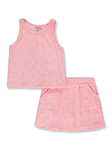 Juicy Couture Girls' 2-Piece Seal Shorts Set Outfit - CookiesKids.com