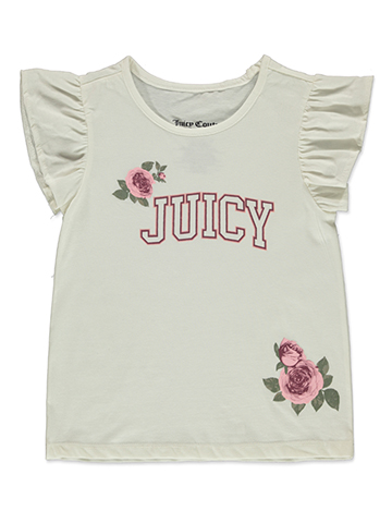 Juicy Couture Girls' Rose T-Shirt - CookiesKids.com