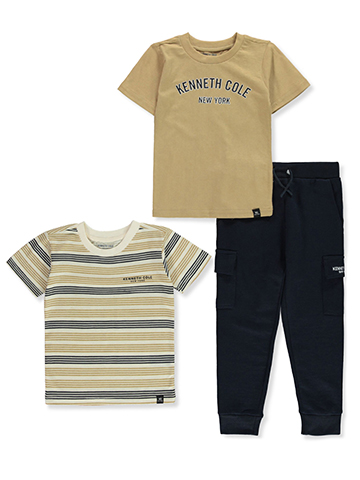 Kenneth Cole Boys' 3-Piece Joggers Set Outfit - CookiesKids.com