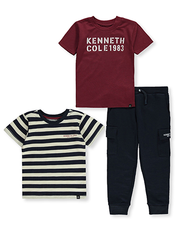 Kenneth Cole Boys' 3-Piece Joggers Set Outfit - CookiesKids.com