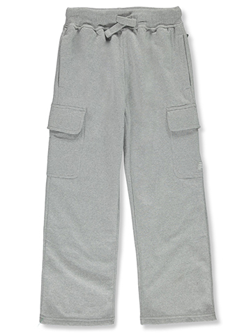 New Balance Girls' Wide Leg Fleece Cargo Pants - CookiesKids.com