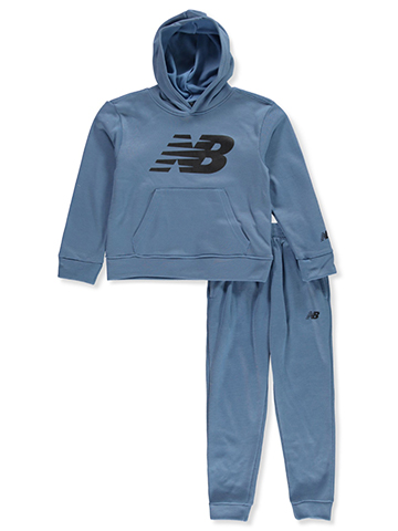 New Balance Boys' 2-Piece Fleece Joggers Set Outfit - CookiesKids.com