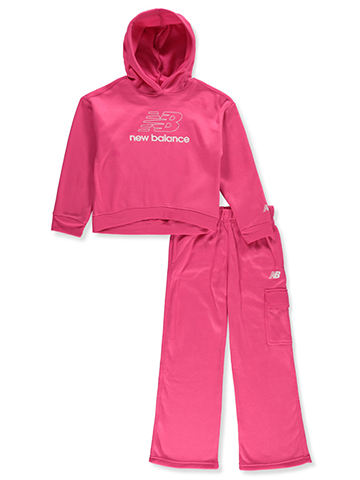 New Balance Girls' 2-Piece Pants Set Outfit - CookiesKids.com