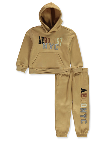 Aeropostale Boys' 2-Piece Joggers Set Outfit - CookiesKids.com