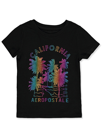 Aeropostale Girls' Rainbow Island T-Shirt - CookiesKids.com