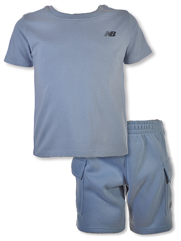 New Balance Boys' 2-Piece Shorts Set Outfit - CookiesKids.com