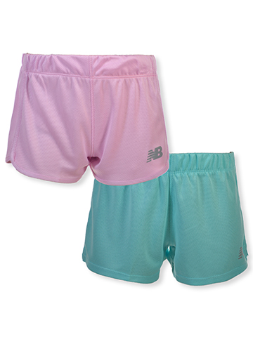 New Balance Girls' 2-Pack Shorts - CookiesKids.com