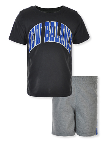 New Balance Baby Boys' 2-Piece Varsity Shorts Set Outfit - CookiesKids.com