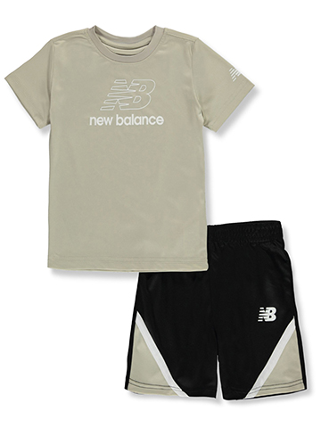 New Balance Boys' 2-Piece Mountain Shorts Set Outfit - CookiesKids.com