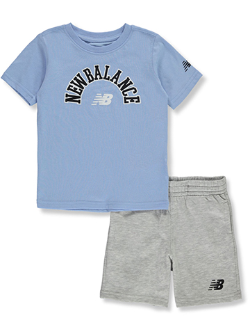 New Balance Boys' 2-Piece Varsity Shorts Set Outfit - CookiesKids.com