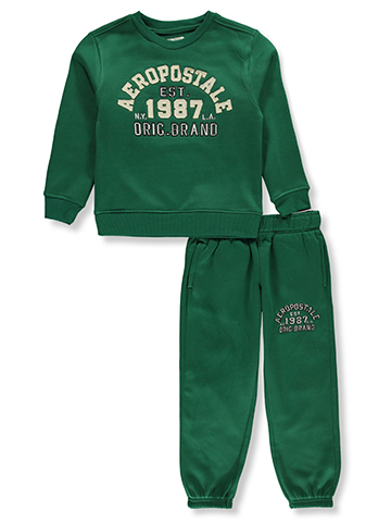 Aeropostale Boys' 2-Piece Varsity Joggers Set Outfit - CookiesKids.com