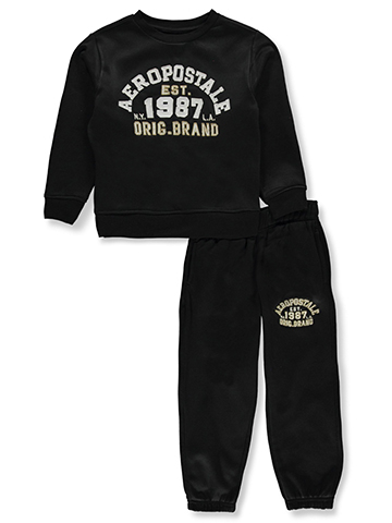 Aeropostale Boys' 2-Piece Varsity Joggers Set Outfit - CookiesKids.com