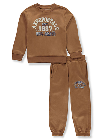 Aeropostale Boys' 2-Piece Varsity Joggers Set Outfit - CookiesKids.com