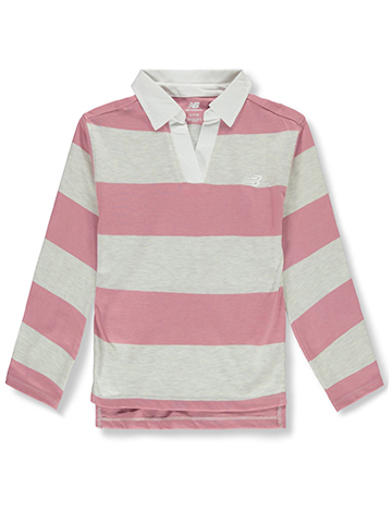 New Balance Girls' Long-Sleeve Polo Shirt - CookiesKids.com
