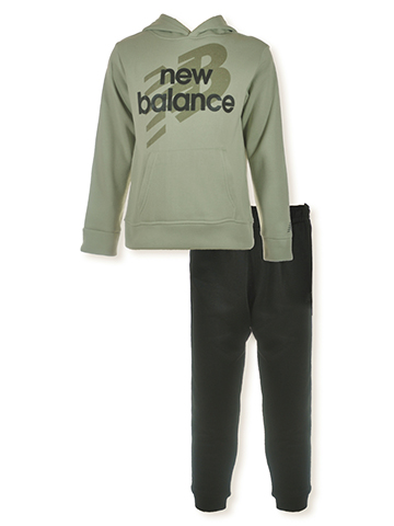 New Balance Boys' 2-Piece Essential Joggers Set Outfit - CookiesKids.com