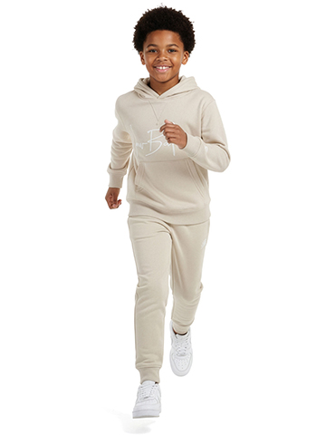 New Balance Boys' 2-Piece Script Joggers Set Outfit - CookiesKids.com