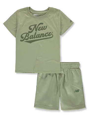 New Balance Boys' 2-Piece Shorts Set Outfit - CookiesKids.com