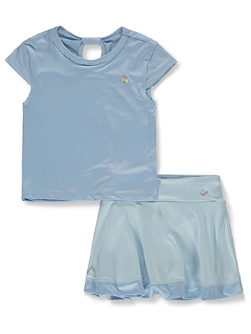 RBX Girls' 2-Piece Keyhole Skorts Set Outfit - CookiesKids.com