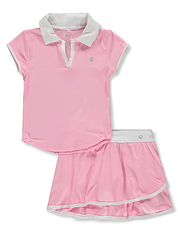 RBX Girls' 2-Piece Polo Skorts Set Outfit - CookiesKids.com