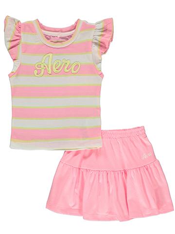 Aeropostale Baby Girls' 3-Piece Skorts Set Outfit - CookiesKids.com