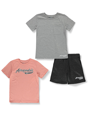 Aeropostale Boys' 3-Piece Shorts Set Outfit - CookiesKids.com