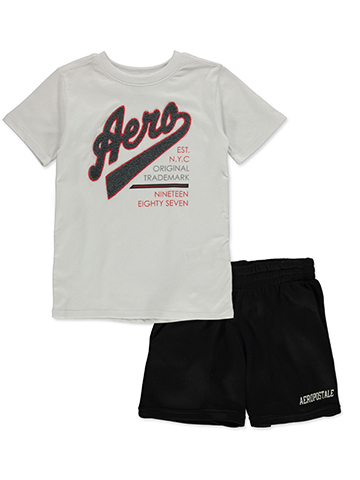 Aeropostale Boys' 2-Piece Shorts Set Outfit - CookiesKids.com