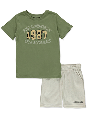 Aeropostale Boys' 2-Piece Shorts Set Outfit - CookiesKids.com