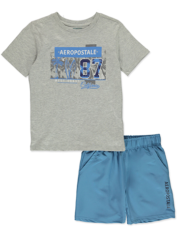 Aeropostale Boys' 2-Piece Coast Shorts Set Outfit - CookiesKids.com