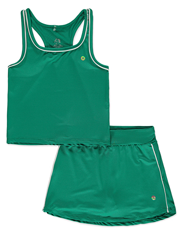 RBX Girls' 2-Piece Yoga Scooter Skirt Set Outfit - CookiesKids.com