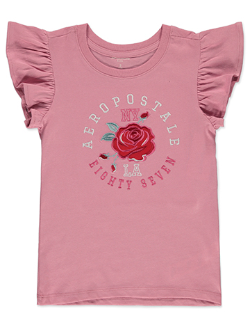 Aeropostale Girls' Rose T-Shirt - CookiesKids.com