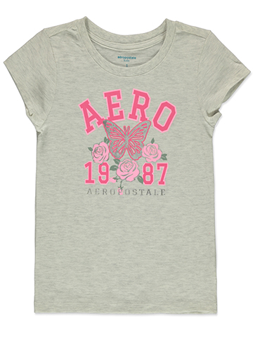 Aeropostale Girls' Butterfly T-Shirt - CookiesKids.com