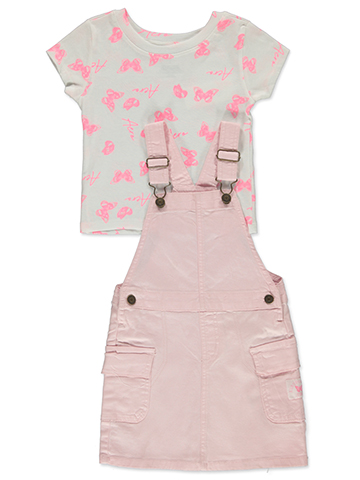 Aeropostale Girls' 2-Piece Skirtalls Set Outfit - CookiesKids.com