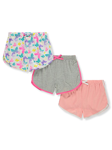 Dreamstar Girls' 3-Pack Butterfly Shorts - CookiesKids.com