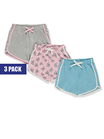 Dreamstar Girls' 3-Pack Varsity Shorts - CookiesKids.com