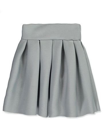 Pink Butterfly Girls’ Pleated Scuba Skirt - CookiesKids.com