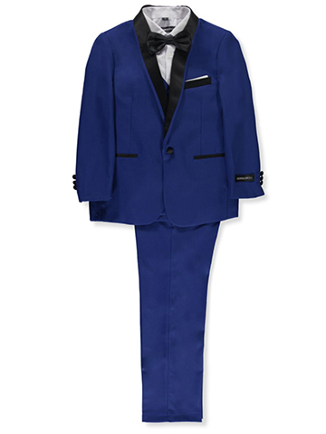 Kids World 5-Piece Solid Suit Pants Set - CookiesKids.com