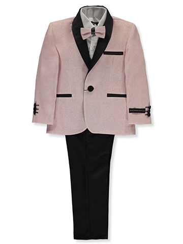 Kids World Boys' 5-Piece Rhinestone Suit Pants Set - CookiesKids.com