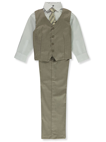 Kids World Boys' 4-Piece Vest Set - CookiesKids.com