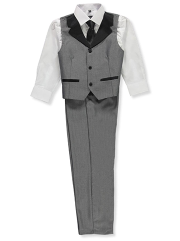 Kids World Boys' 4-Piece Suit Pants Set - CookiesKids.com