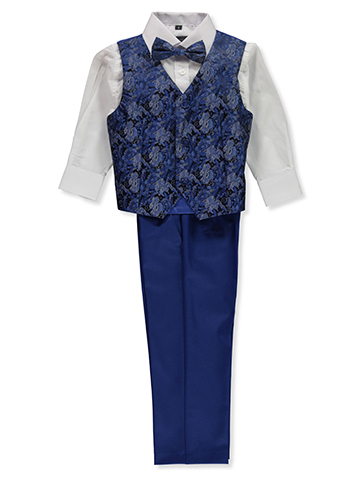 Kids World Boys' 4-Piece Triton Vest Set - CookiesKids.com
