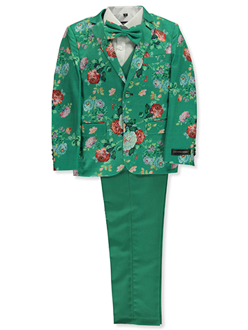 Kids World Boys' 5-Piece Rose Suit - CookiesKids.com