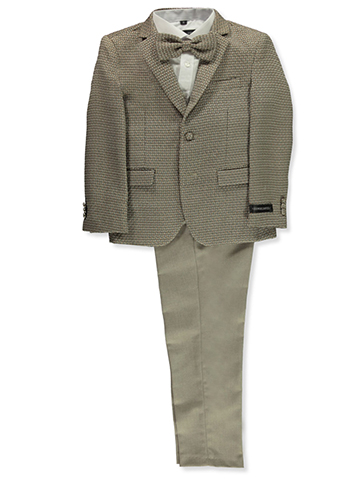 Kids World Boys' 5-Piece Texture Suit - CookiesKids.com