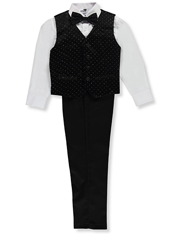 Kids World Boys’ 5-Piece Suit Tuxedo - CookiesKids.com