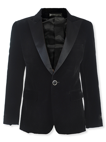 Kids World Boys' Velvet Blazer - CookiesKids.com