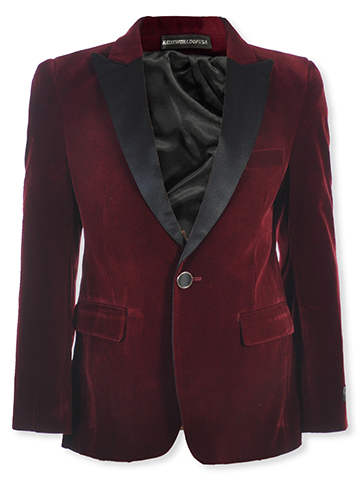 Kids World Boys' Velvet Blazer - CookiesKids.com