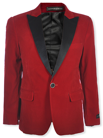 Kids World Boys' Velvet Blazer - CookiesKids.com