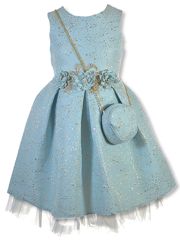 Sweet Butterfly Girls' 2-Piece Dress and Bag Set Outfit - CookiesKids.com