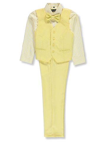 Kids World Boys' 4-Piece Stripe Suit - CookiesKids.com